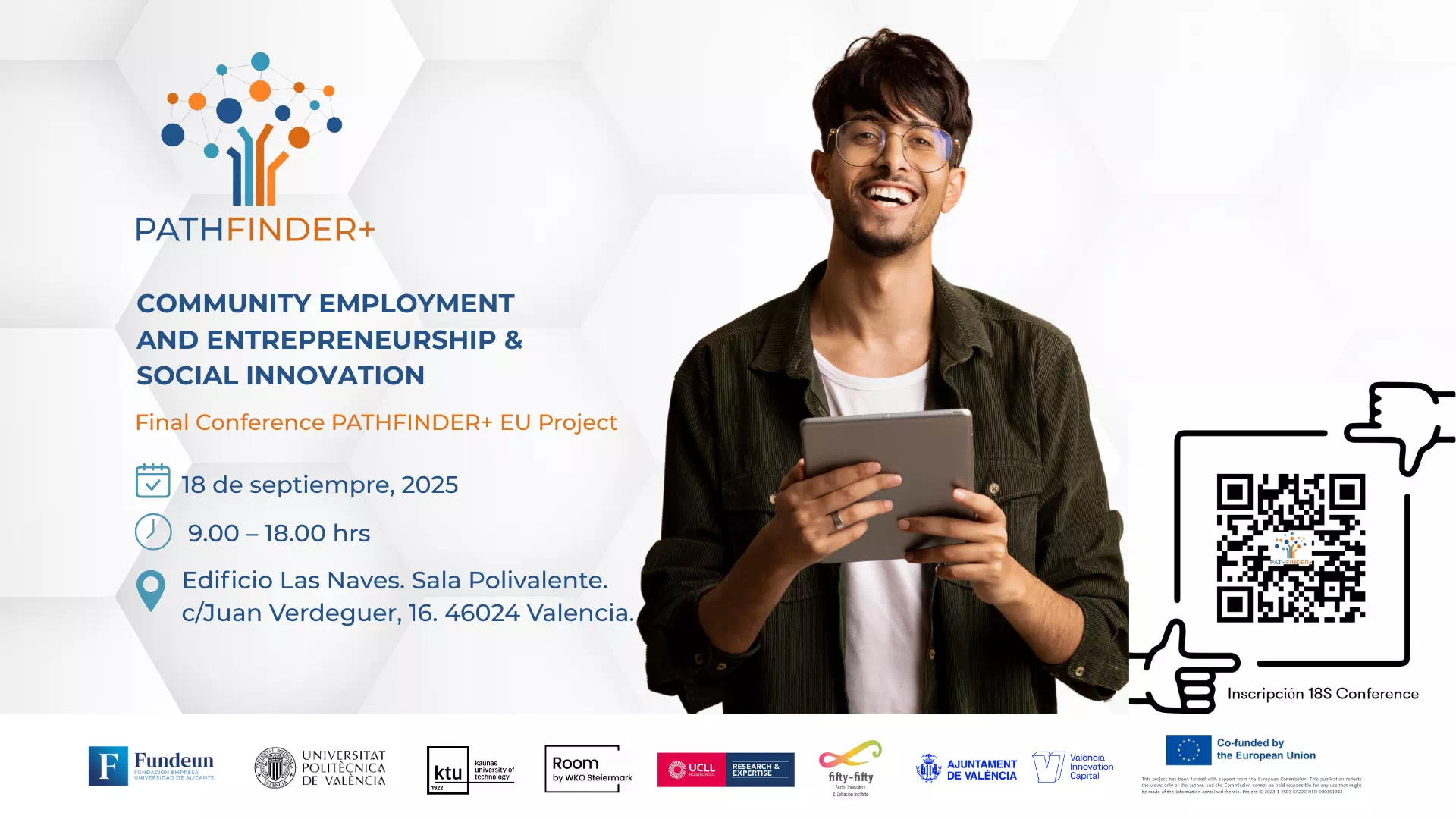 Conferencia final del proyecto europeo PATHFINDER+ “Empleo, emprendimiento e innovación social: descubre qué está transformando Europa”